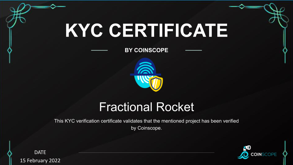 KYC verified by Coinscope